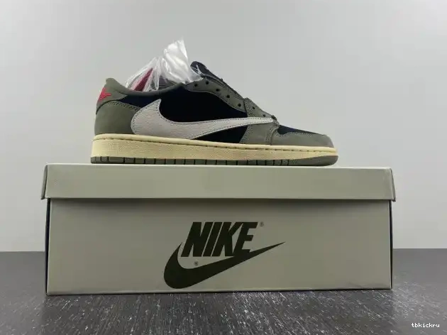 Reps TBK OG TRAVIS LOW 1 JORDAN SCOTT SP AIR X 'BLACK DM7866-002 OLIVE' 0510